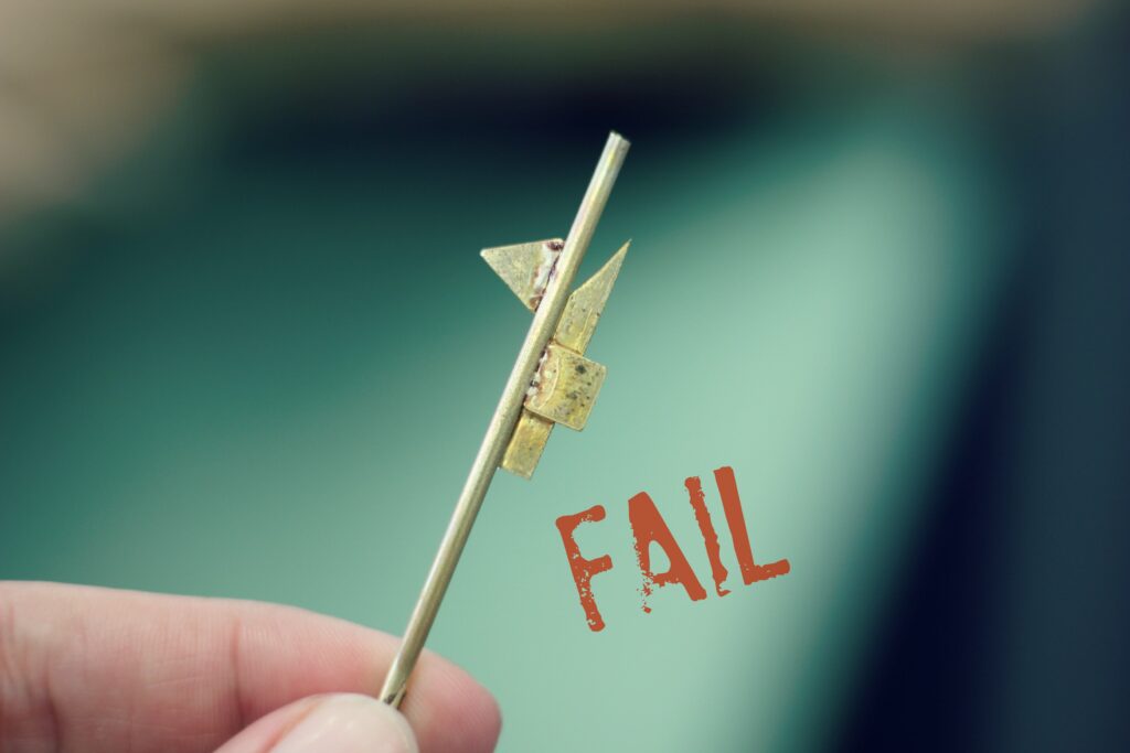 Collier géométrie - Fail - Défi 30 jours / 30 bijoux à suivre sur www.apprendre-la-bijouterie.com