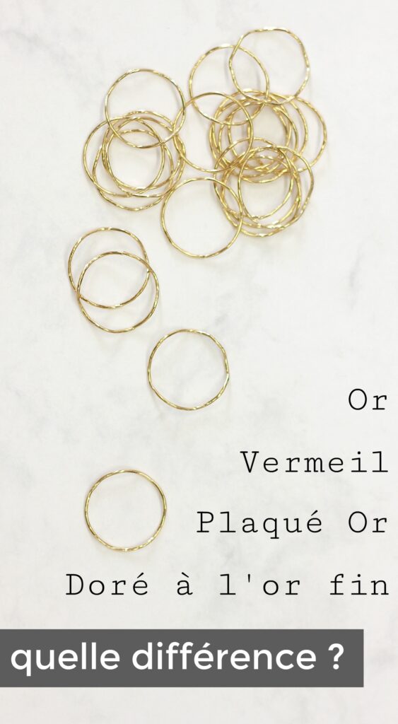 Quelle différence entre or, plaqué or, vermeil et doré à l'or fin ? Découvre-le sur www.apprendre-la-bijouterie.com Quelle différence entre or, plaqué or, vermeil et doré à l'or fin ? Découvre-le sur www.apprendre-la-bijouterie.com