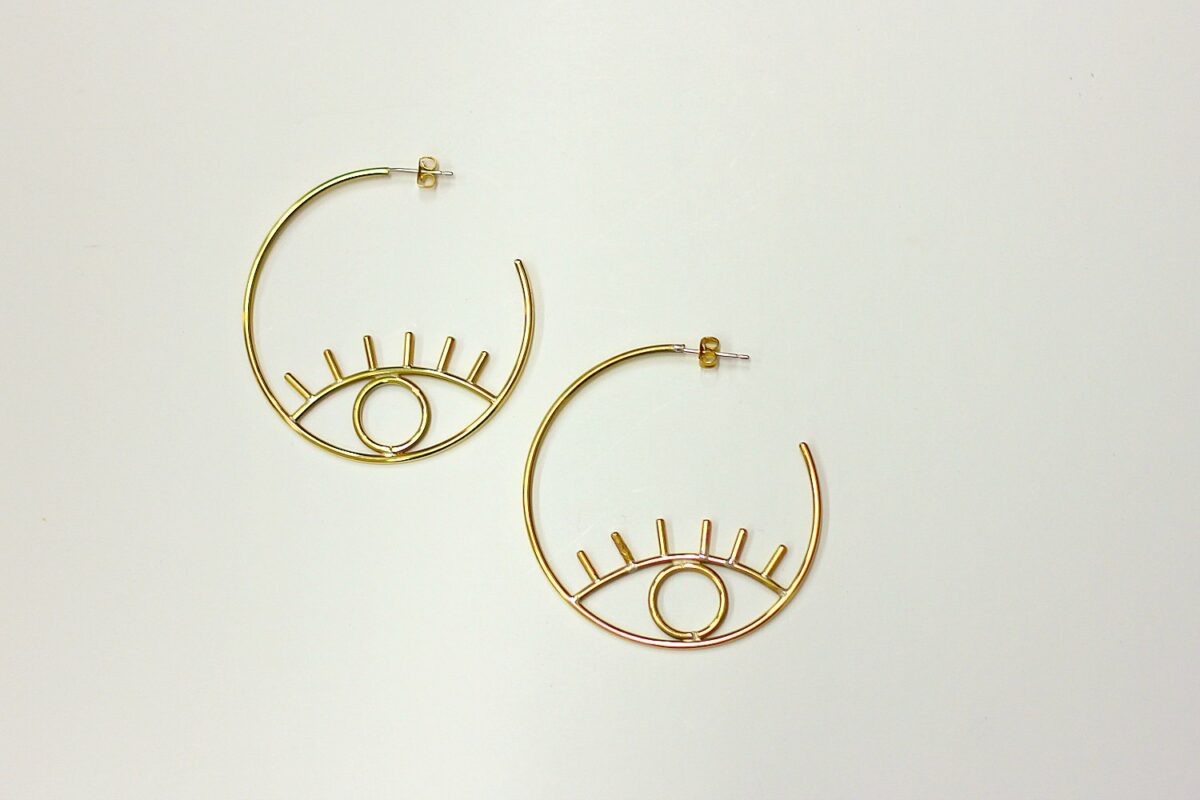Boucles Oeil de Big Brother - Découvrez leur réalisation étape par étape sur www.apprendre-la-bijouterie.com