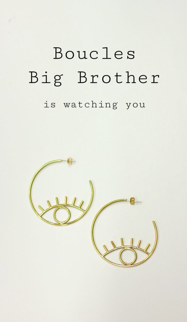 Boucles Oeil de Big Brother - Découvrez leur réalisation étape par étape sur www.apprendre-la-bijouterie.com 