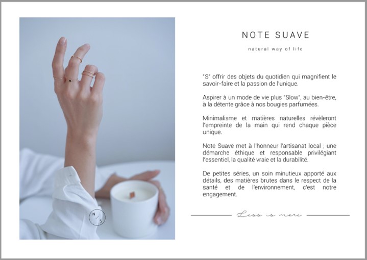 Collection Capsule Note Suave x OH LA LA ! bijoux, l'objet incarnant le Slow Design