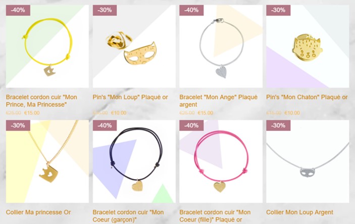 Oh la la Mini - Bijoux pour enfants à retrouver sur www.ohlala-bijoux.fr