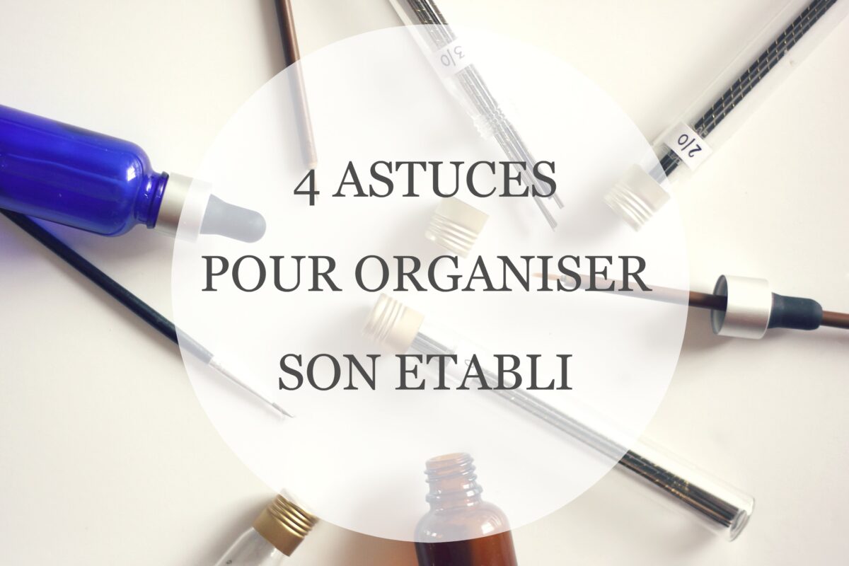 4 astuces de rangement pour organiser son établi de bijoutier - à retrouver sur www.apprendre-la-bijouterie.com