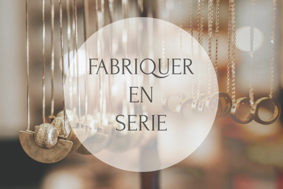 Comment fabriquer une collection de bijoux - Etape 4 la fabrication en petites séries