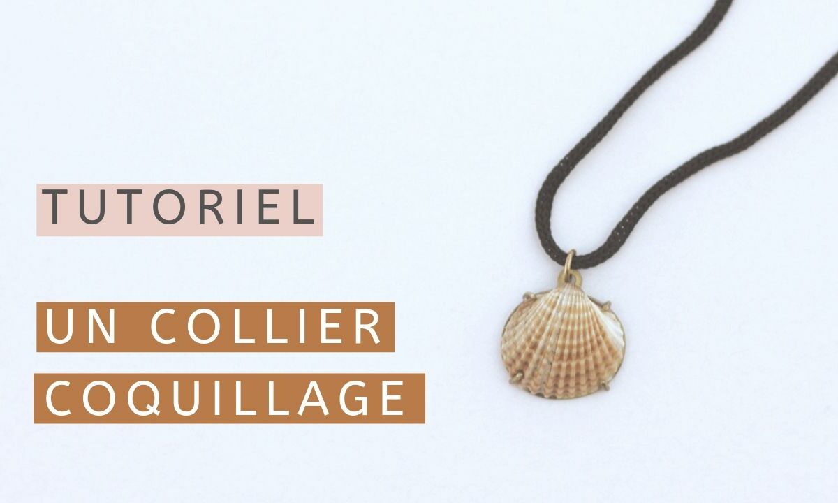 Fabriquer un collier simple avec un coquillage - Apprendre la bijouterie