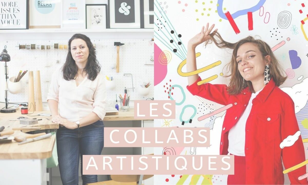 Collaboration entre illustratrice et bijoutière