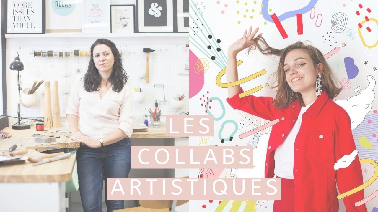 Collaboration entre illustratrice et bijoutière