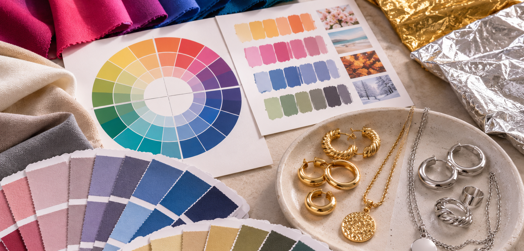 Colorimetrie et bijouterie etes vous or ou argent